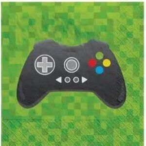 Level Up Paper Party Napkins - 5" x 5" | Pack of 16